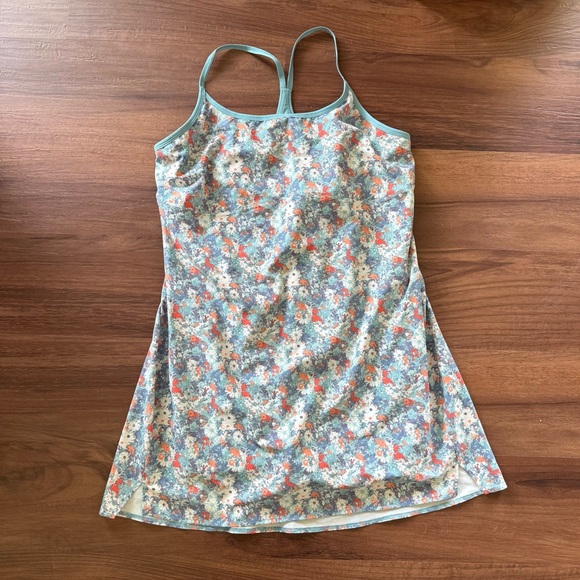 The North Face Dresses & Skirts - The North Face Women's Arque Hike Dress sz XL Reef Waters Daisy Lined Athleisure
